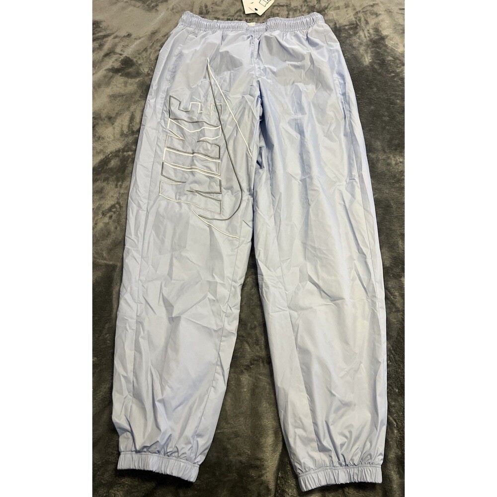 Medium Nike Club Woven Track Pants Jumbo Logo Mens DX0621-479 - Picture 1 of 10